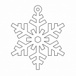 Copo de nieve 70 - Vector descarganle para corte CNC y grabado laser gratis | Stanser