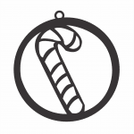 Esfera "Bastón" - Vector descarganle para corte CNC y grabado laser gratis | Stanser
