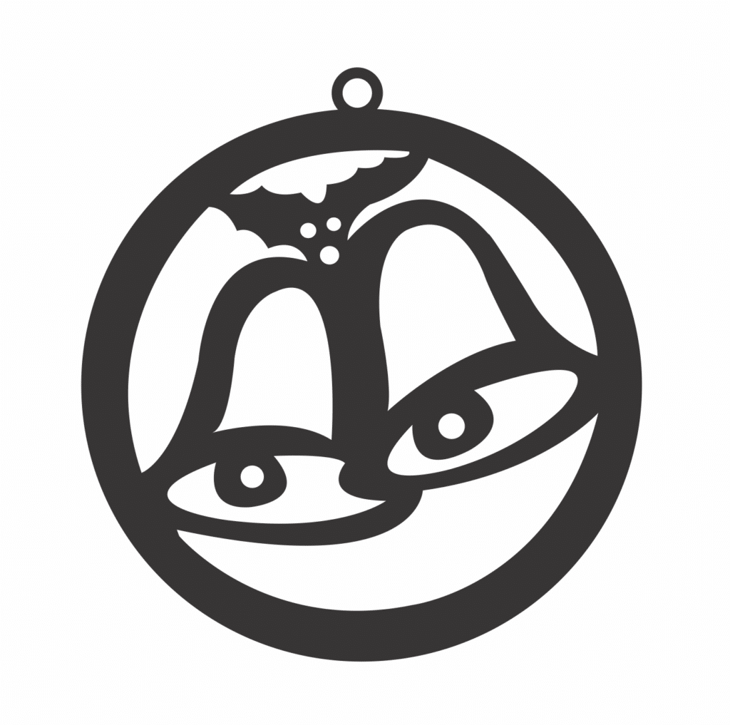 Esfera «Campanas» — vector para corte CNC