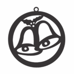 Esfera "Campanas" - Vector descarganle para corte CNC y grabado laser gratis | Stanser