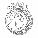 Esfera "Campanas navideñas" - Vector descarganle para corte CNC y grabado laser gratis | Stanser
