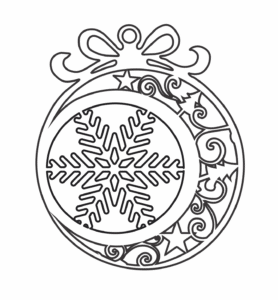 Esfera «Copo de nieve 2»