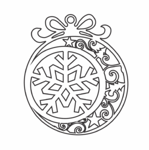 Esfera «Copo de nieve»