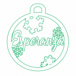 Esfera "Esperanza" - Vector descarganle para corte CNC y grabado laser gratis | Stanser