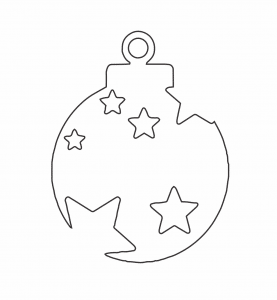 Esfera «Estrellas caladas»