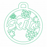 Esfera "Éxito" - Vector descarganle para corte CNC y grabado laser gratis | Stanser