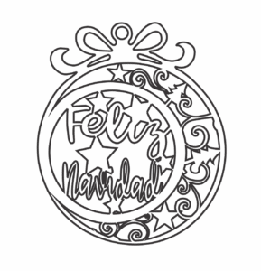 Esfera «Feliz Navidad»