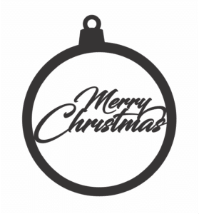 Esfera «Merry Christmas»