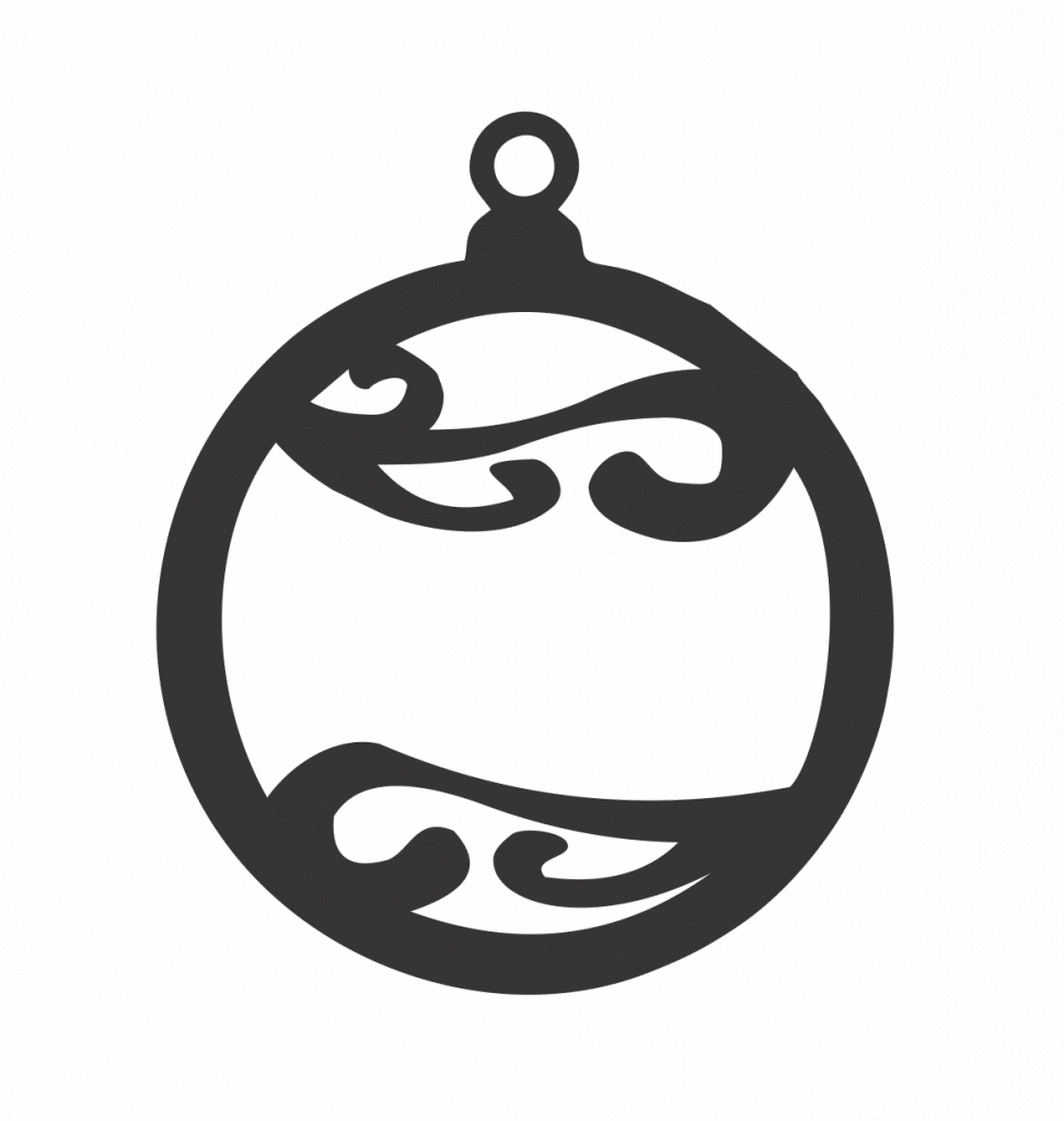 Esfera Tradicional — vector para corte CNC