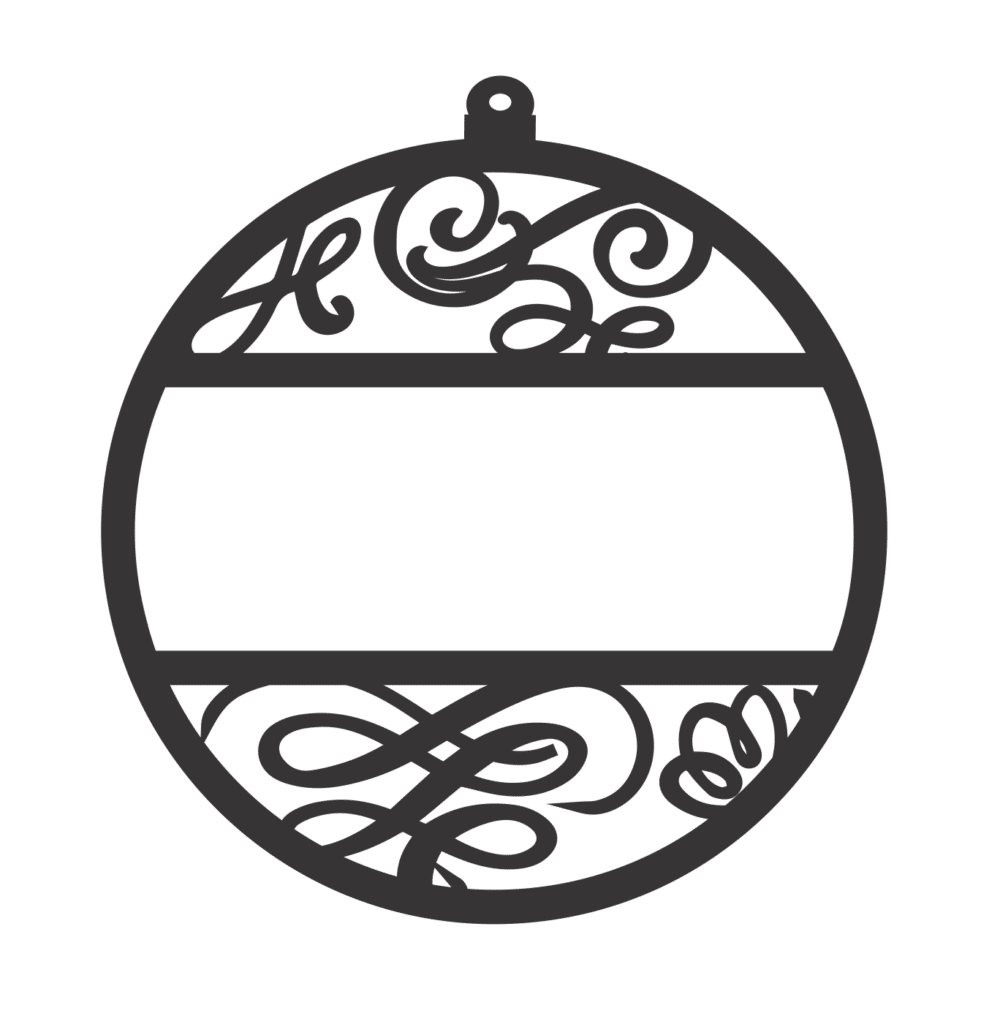 Esfera Tradicional 2 — vector para corte CNC