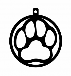 Esfera «Huella de perro»