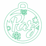 Esfera "Paz" - Vector descarganle para corte CNC y grabado laser gratis | Stanser