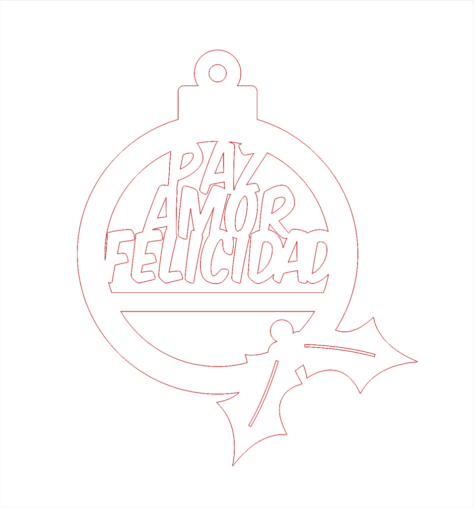 Esfera «Deseos» — vector para corte CNC