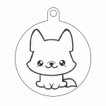 Esfera "Zorro" - Vector descarganle para corte CNC y grabado laser gratis | Stanser