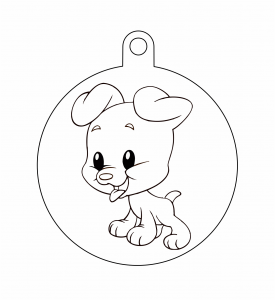 Esfera «Perrito feliz»