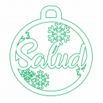 Esfera "Salud" - Vector descarganle para corte CNC y grabado laser gratis | Stanser