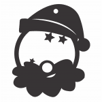Esfera "Santa Claus" - Vector descarganle para corte CNC y grabado laser gratis | Stanser