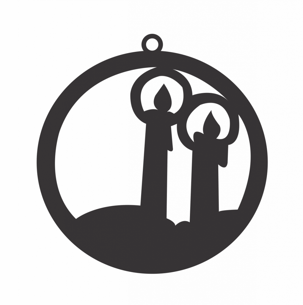 Esfera «Velas» — vector para corte CNC