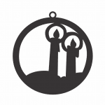 Esfera "Velas" - Vector descarganle para corte CNC y grabado laser gratis | Stanser