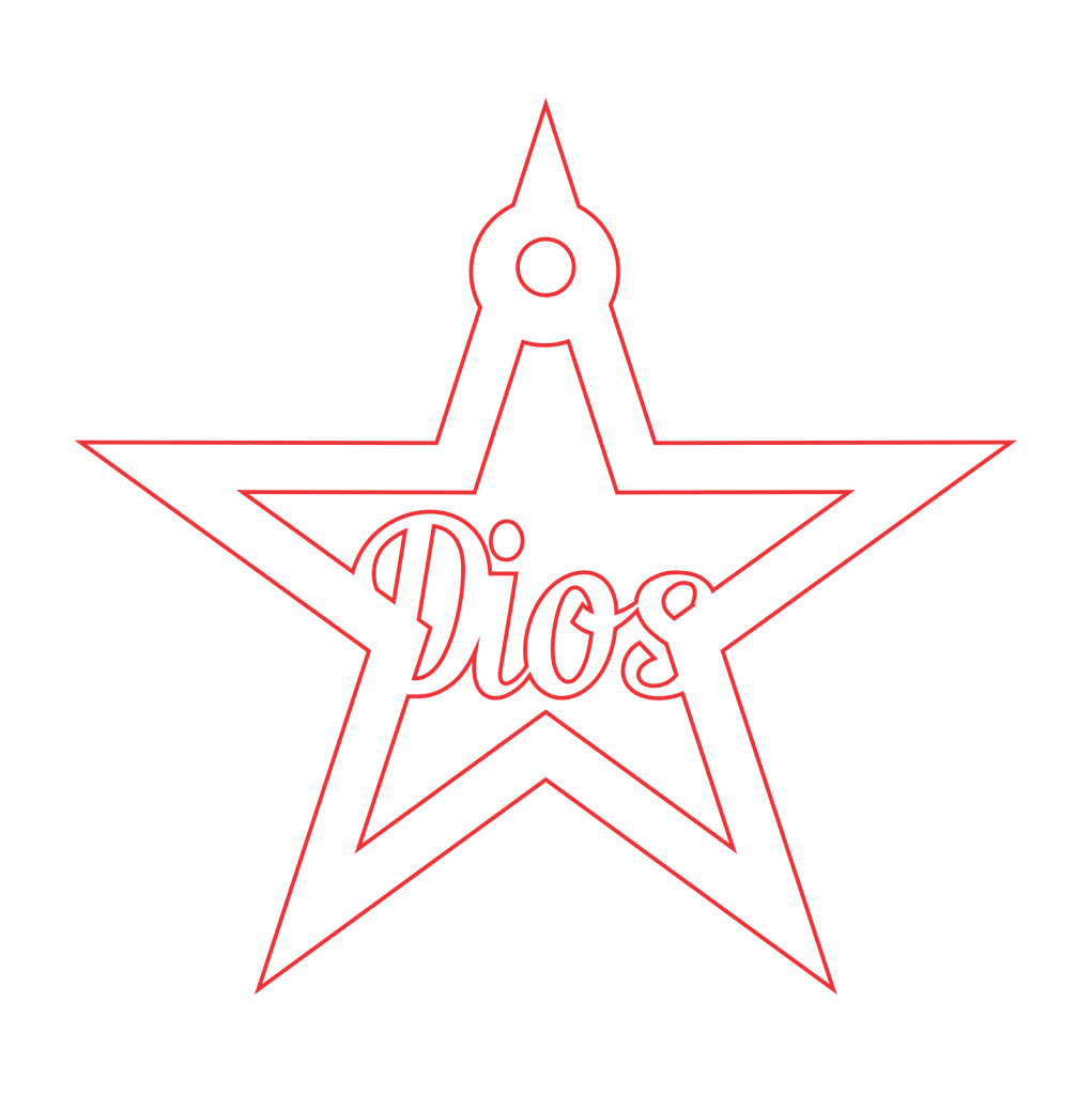 Esfera «Dios» — vector para corte CNC