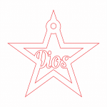 Esfera "Dios" - Vector descarganle para corte CNC y grabado laser gratis | Stanser