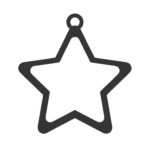 Esfera de estrella - Vector descarganle para corte CNC y grabado laser gratis | Stanser