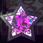 Estrella decorativa de navidad - Vector descarganle para corte CNC y grabado laser gratis | Stanser