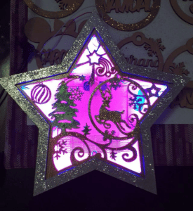 Estrella decorativa de navidad