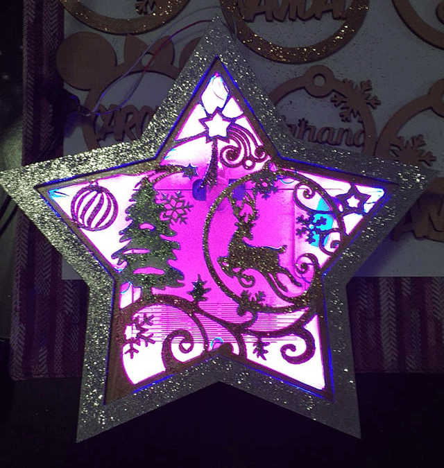 Estrella decorativa de navidad