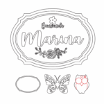 Letrero de bienvenida para niña - Vector descarganle para corte CNC y grabado laser gratis | Stanser