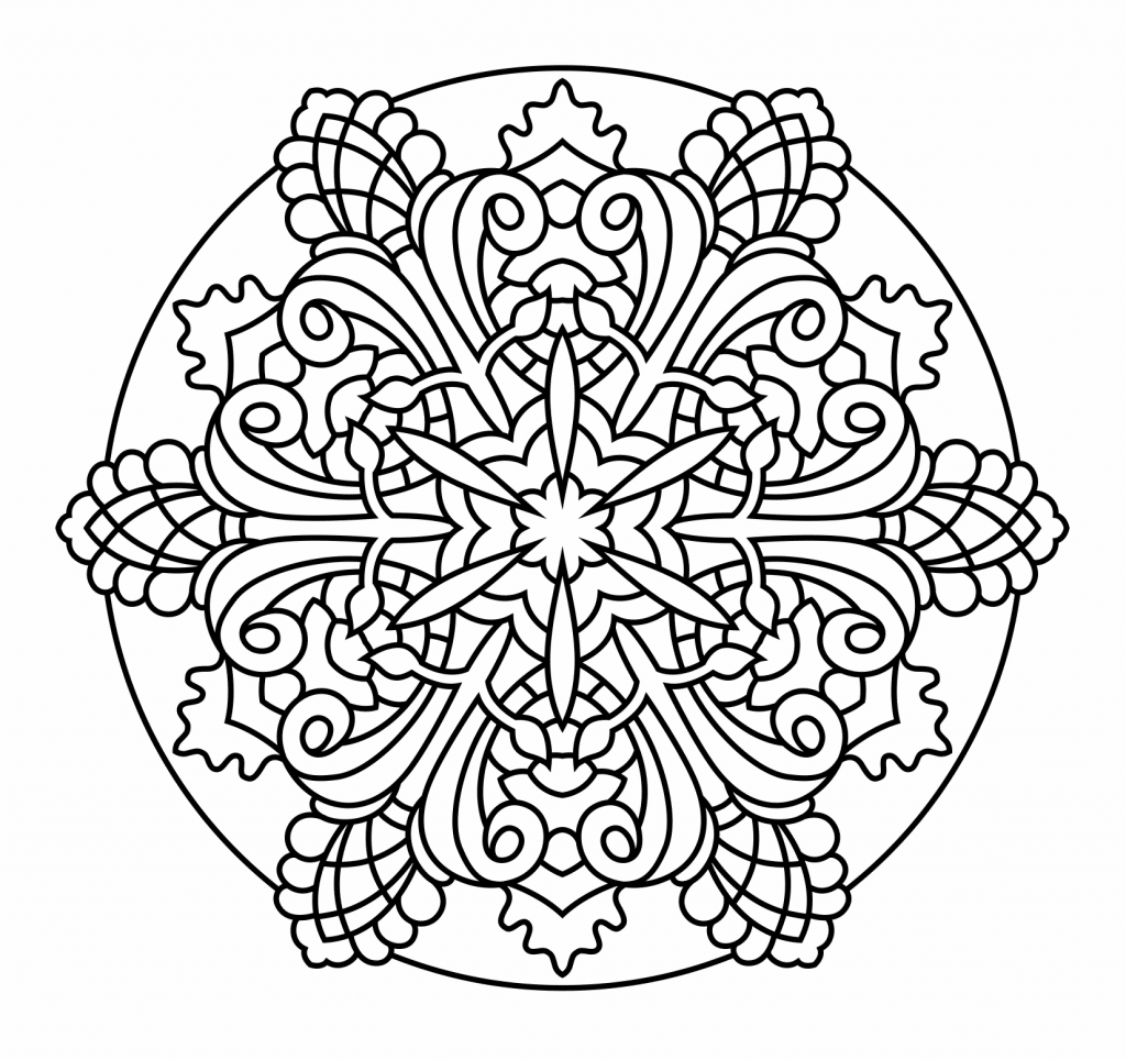 Mandala 66 — vector para corte CNC