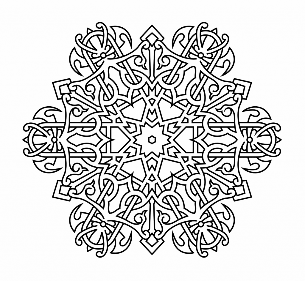 Mandala 67 — vector para corte CNC