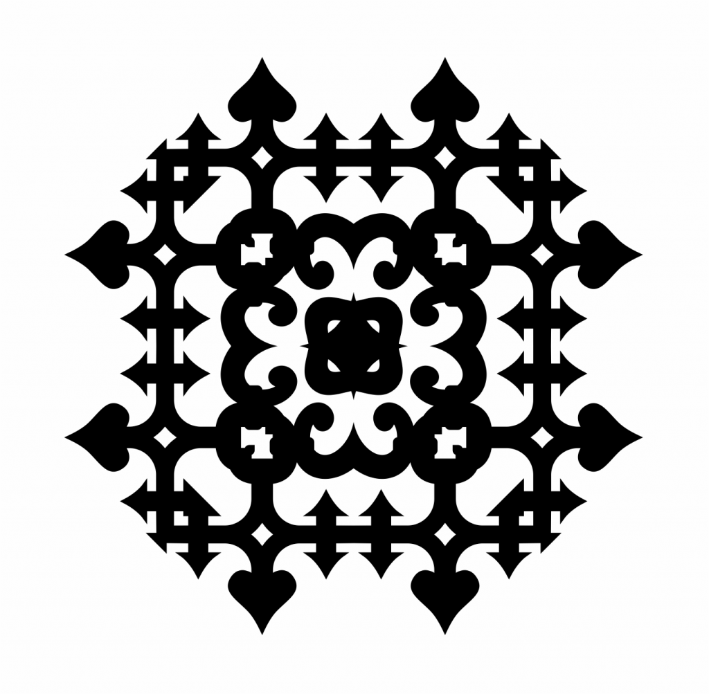 Mandala 72 — vector para corte CNC