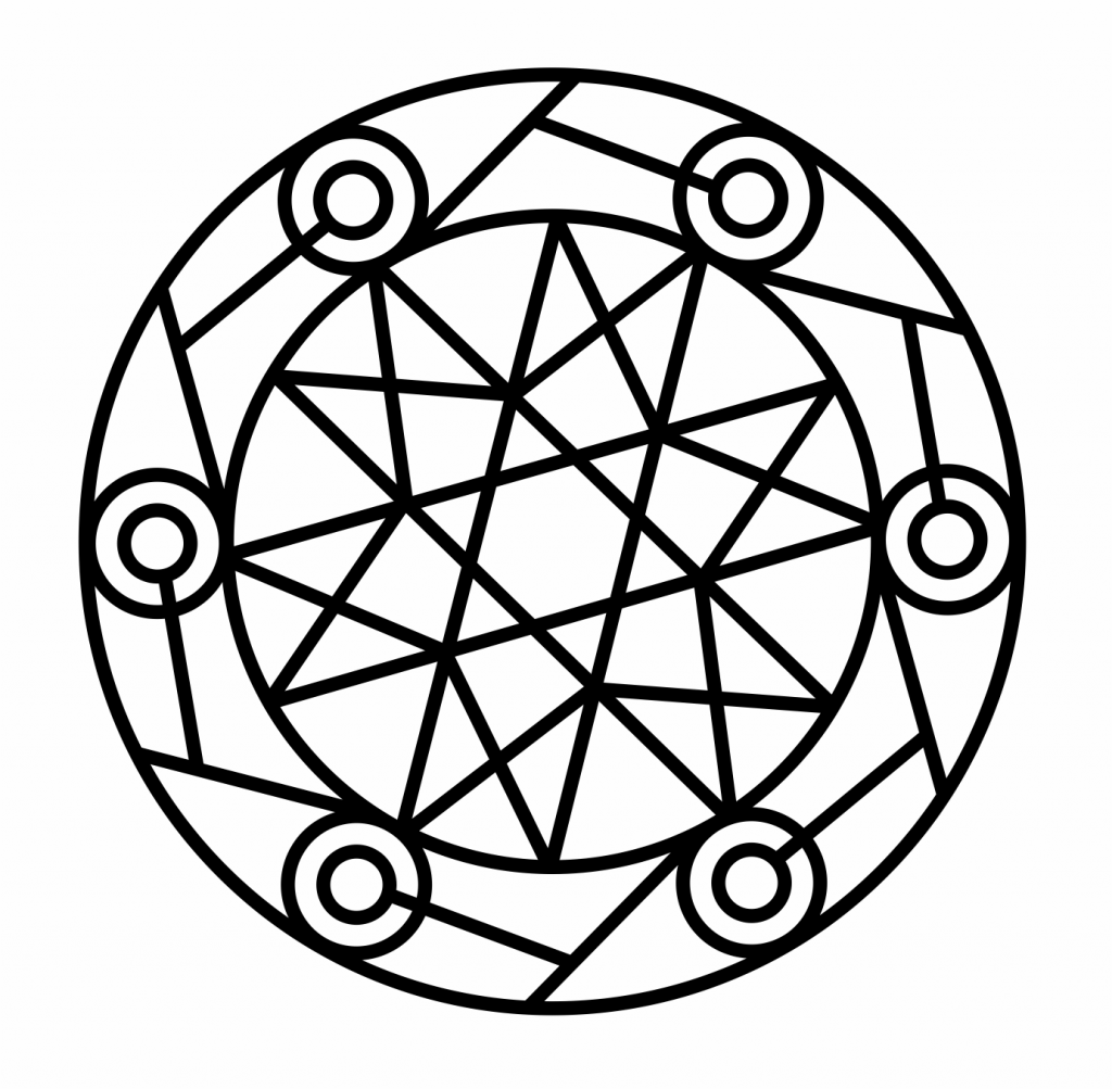 Mandala 76 — vector para corte CNC