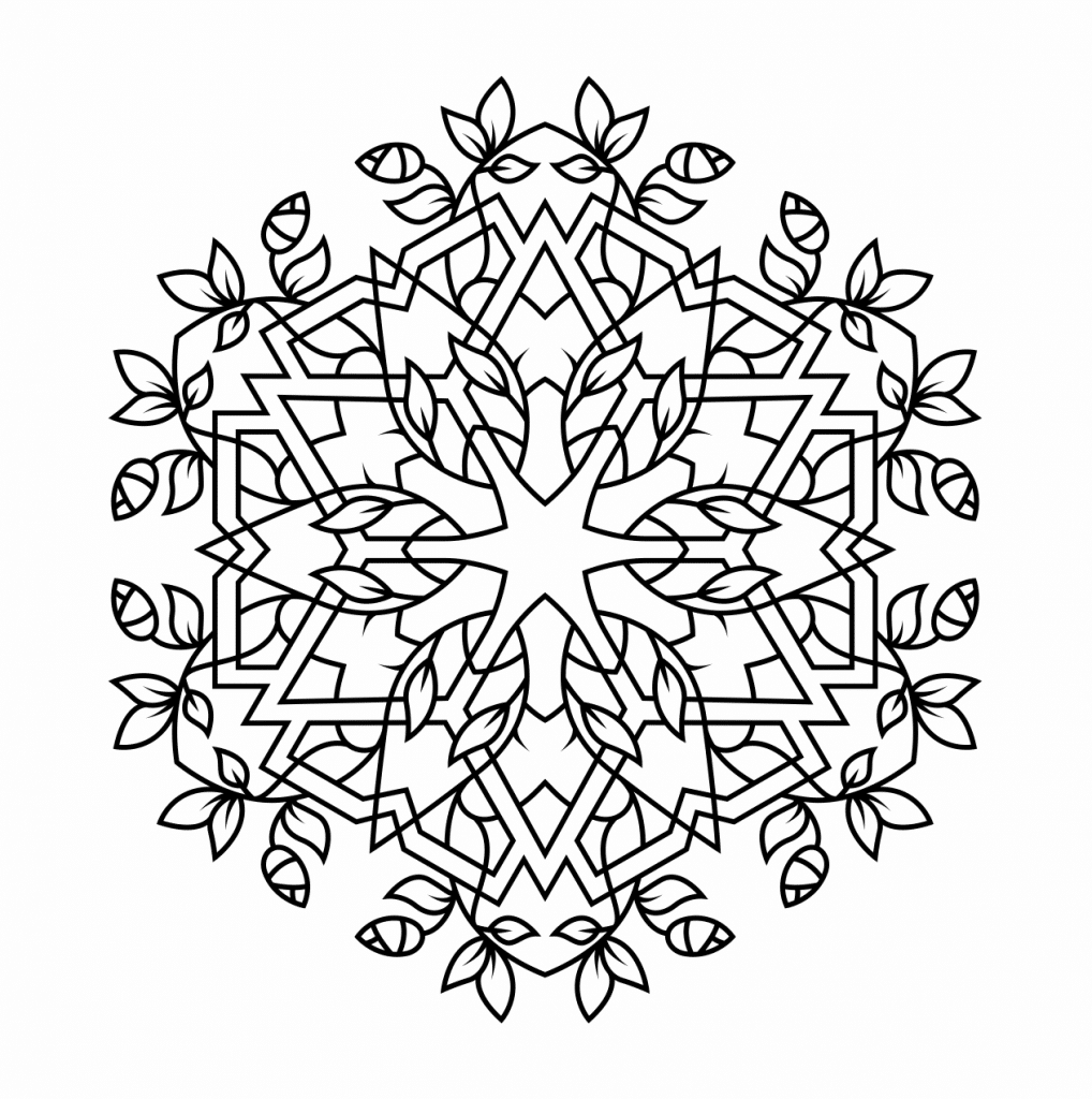Mandala 79 — vector para corte CNC