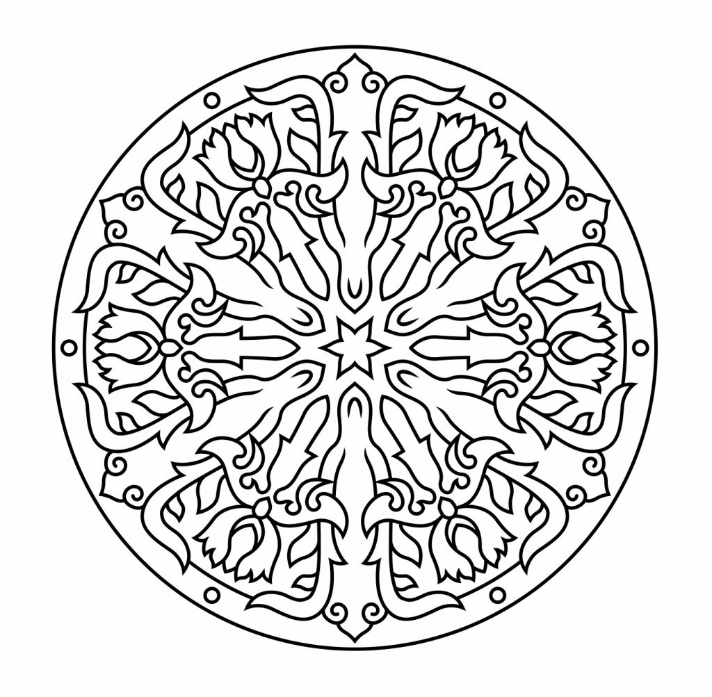 Mandala 81 — vector para corte CNC
