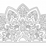 Mandala a la mitad - Vector descarganle para corte CNC y grabado laser gratis | Stanser