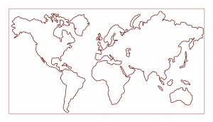 Mapa mundial sin división