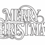 Letrare "Merry Christmas" - Vector descarganle para corte CNC y grabado laser gratis | Stanser