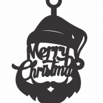 Esfera con forma de Santa - Vector descarganle para corte CNC y grabado laser gratis | Stanser