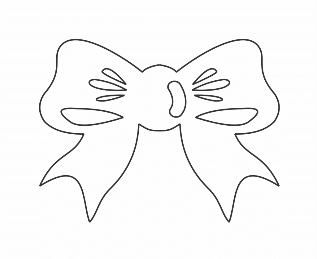 Moño — vector para corte CNC