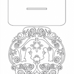 Decoración "Nacimiento con base" - Vector descarganle para corte CNC y grabado laser gratis | Stanser
