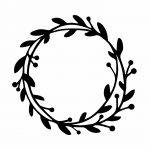 Guirnalda circular - Vector descarganle para corte CNC y grabado laser gratis | Stanser