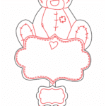 Oso decorativo - Vector descarganle para corte CNC y grabado laser gratis | Stanser