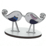 Pájaros enamorados elegantes - Vector descarganle para corte CNC y grabado laser gratis | Stanser