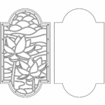 Panel "Flor de Loto" - Vector descarganle para corte CNC y grabado laser gratis | Stanser