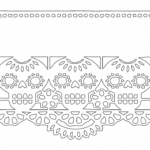 Papel picado "3 calaveras" - Vector descarganle para corte CNC y grabado laser gratis | Stanser