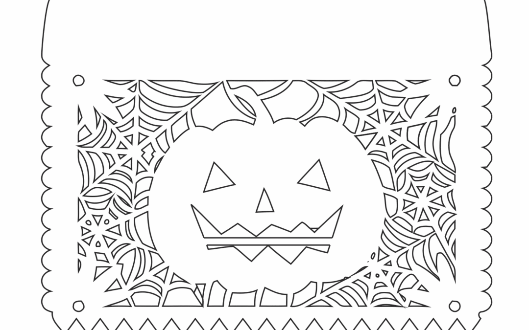 Papel picado «Calabaza»