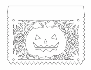 Papel picado «Calabaza»