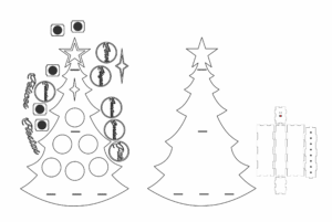 Pino «Felices fiestas»